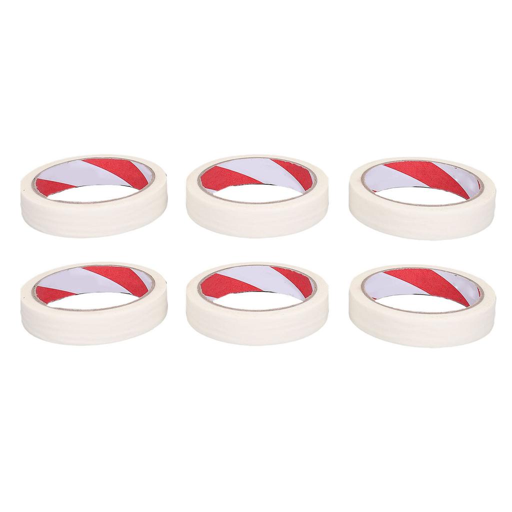 Car Paint Tape High Temperature Proof 0.79in X 65.62ft White Automotive Refinish Masking Tape for Home Office School
