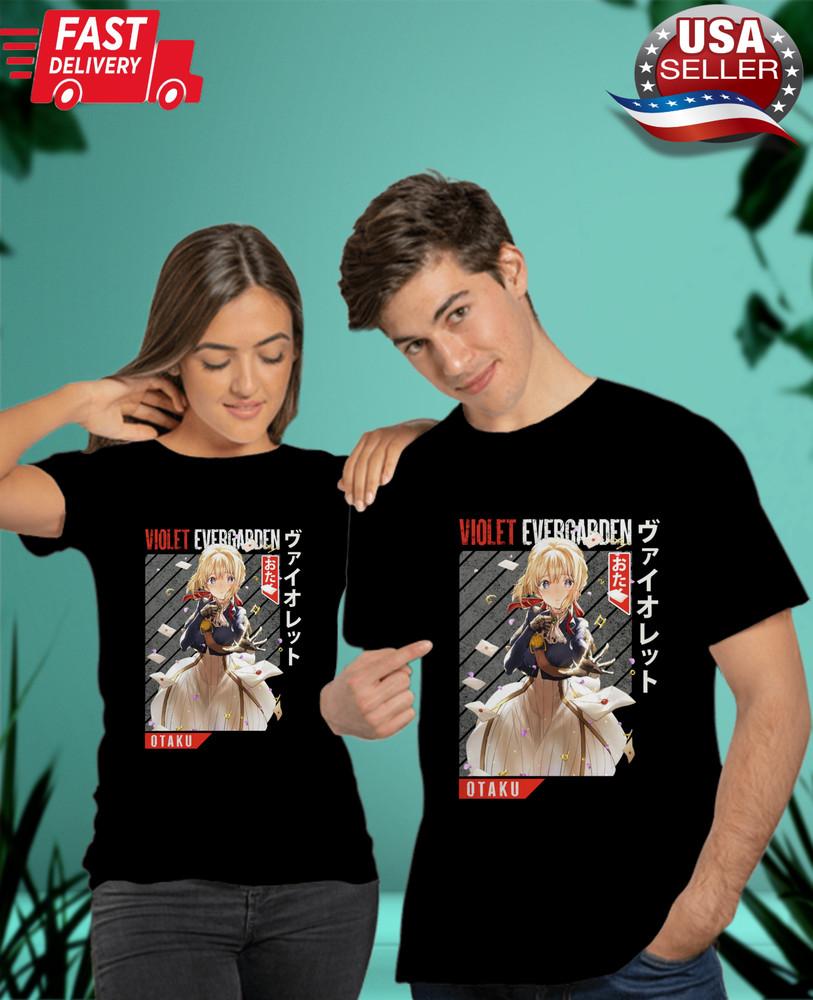 

Violet Evergarden Shirt,Anime gift Shirt,Gilbert Bougainvillea Violet Evergarden 2XL