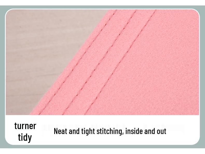 Dámská multifunkční přeshraniční plstěná kosmetická a úložná taška