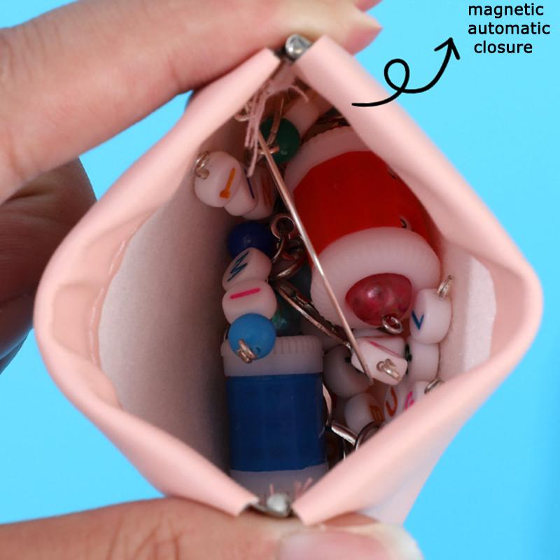 WTEMPO Chaveiro Marcadores de Ponto de Travamento com Contas Coloridas para Tricô, Quilting, Crochê Presente Perfeito para a Vovó ou para a Mamãe Suprimentos de Costura com Uma Bolsa