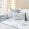Summer Ice Silk Summer Mat Sofa Cushion Non-Slip Cover Cover Cool Breathable Multifunctional High-Grade Cover Cloth Summer Seat Cushions