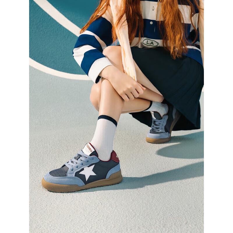 TEENMIX Women s Star Patchwork Retro Athleisure Shoes 38