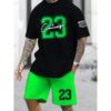 Summer Men's 3D Digital Printed Suit