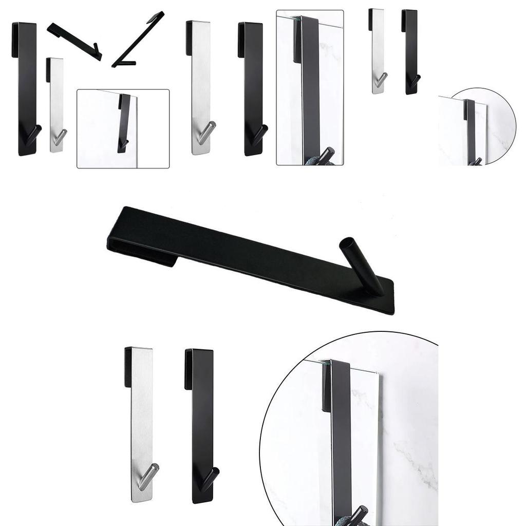 Durable Stainless Steel Towel Holder For Bathroom Glass Shower And Door Walls