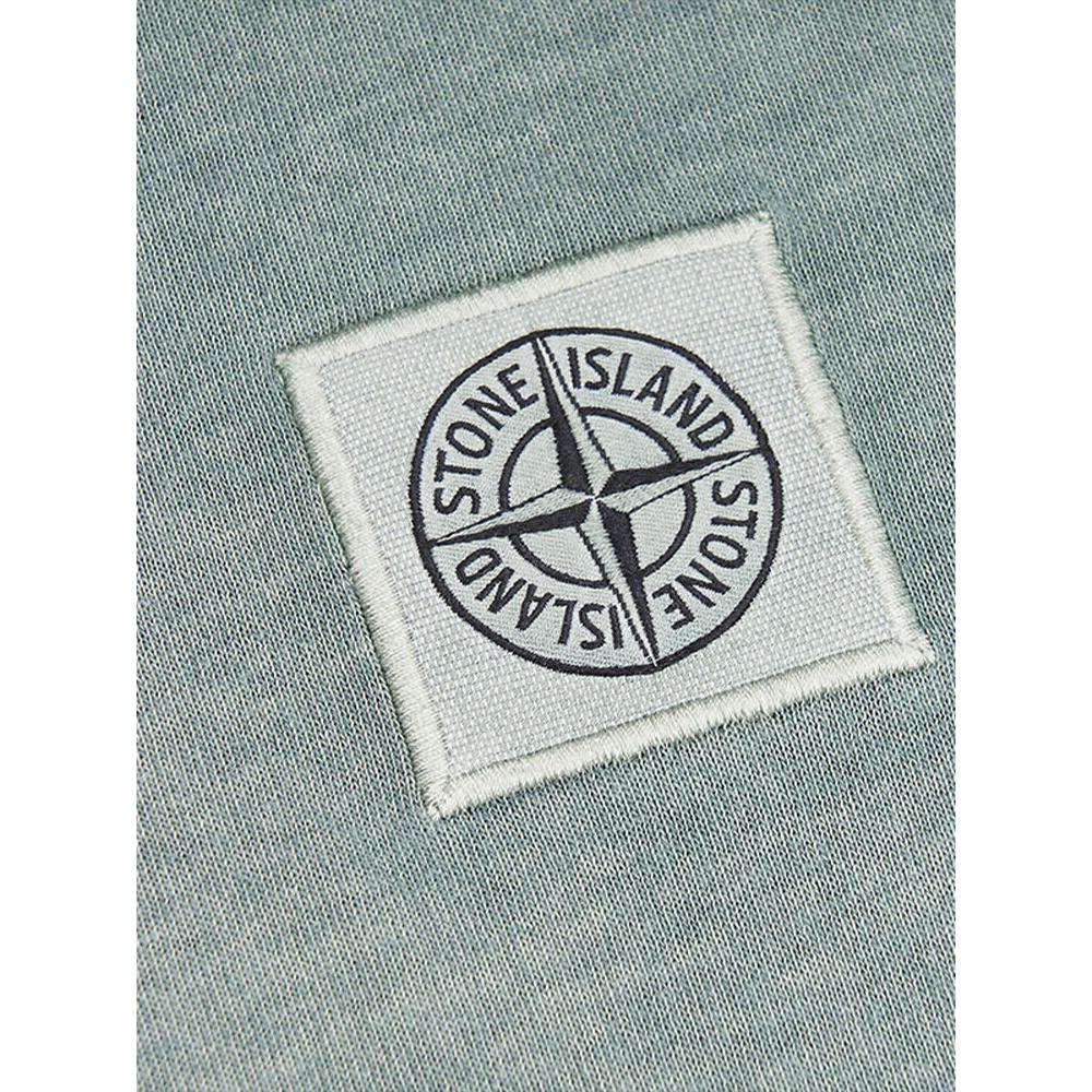 Stone Island Logo Badge Design Round Neck Short Sleeve T-Shirt Unisex T-Shirt 791523757-V0155