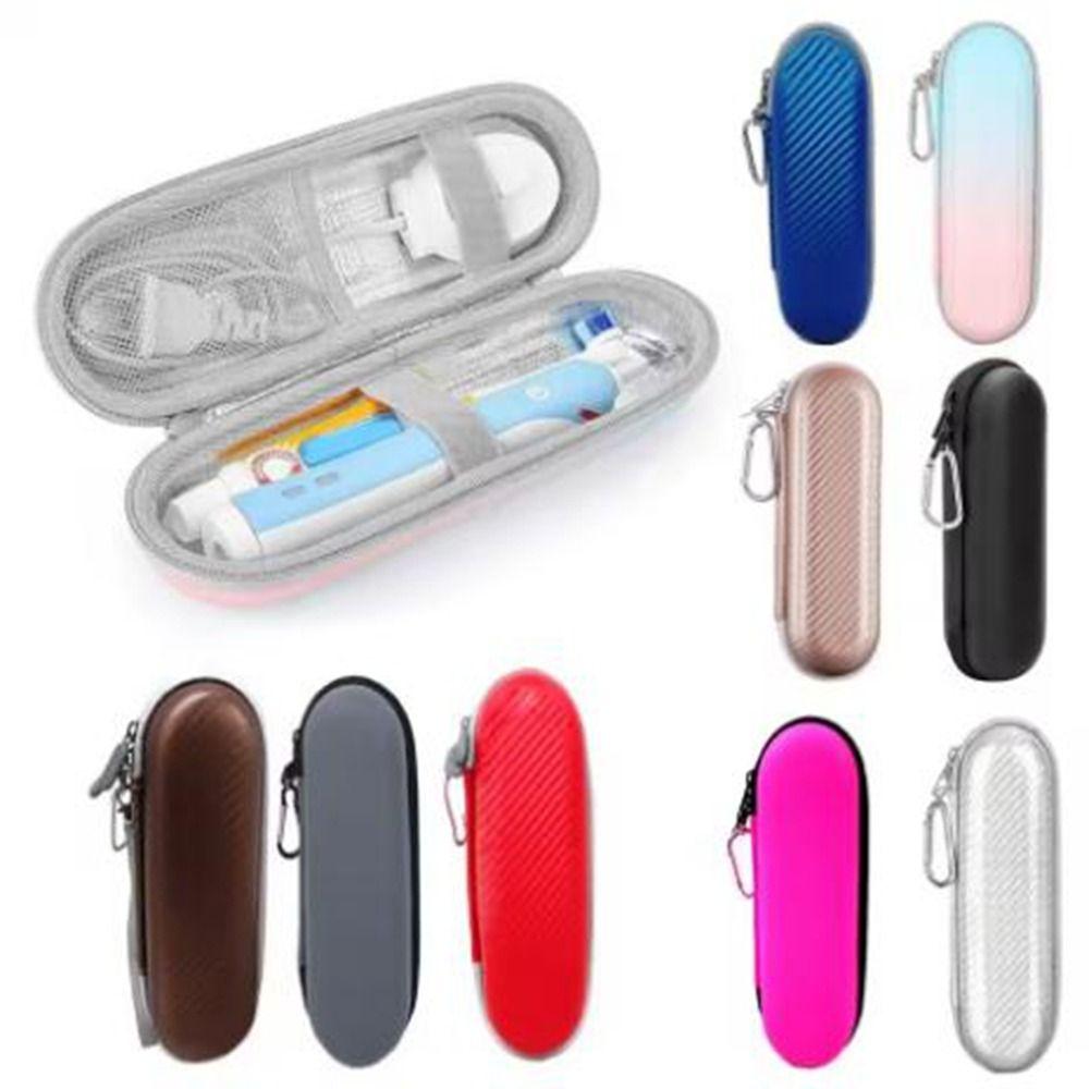 EVA Electric Toothbrush Storage Box Empty Protective Electric Toothbrush Case with Handle Large Capacity Toothbrush Travel Case