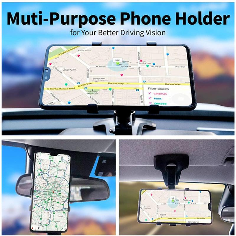 Car Phone Holder Stand Universal Dashboard Car Clip Mount GPS Bracket Car Mobile Phone Support In Car For iPhone Samsung Xiaomi
