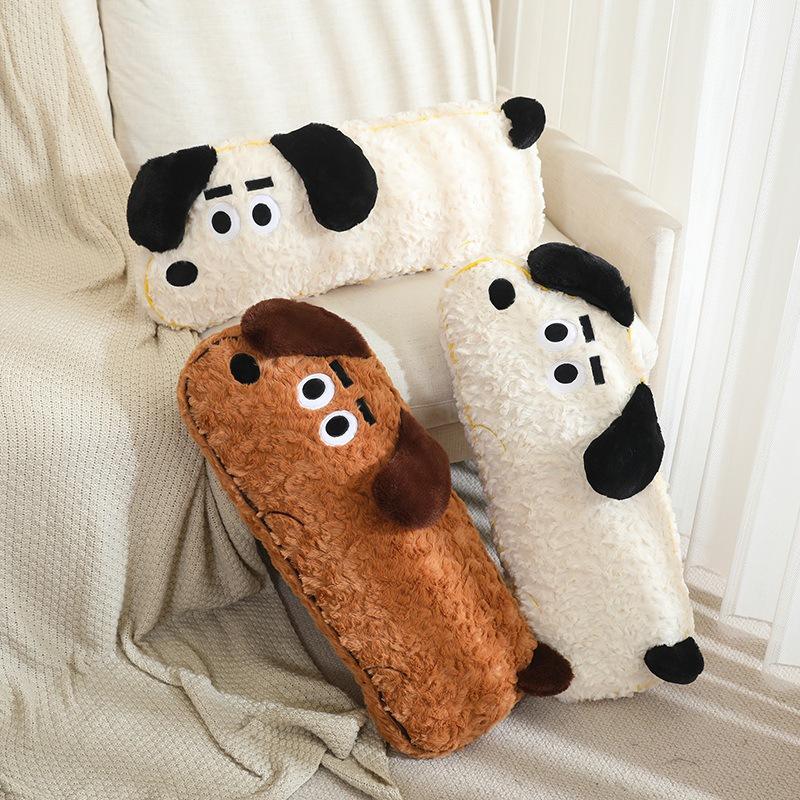 Puppy Long Throw Pillow Girls Sleeping Plush Throw Pillow Home Sofa Decoration Throw Pillow Wholesale