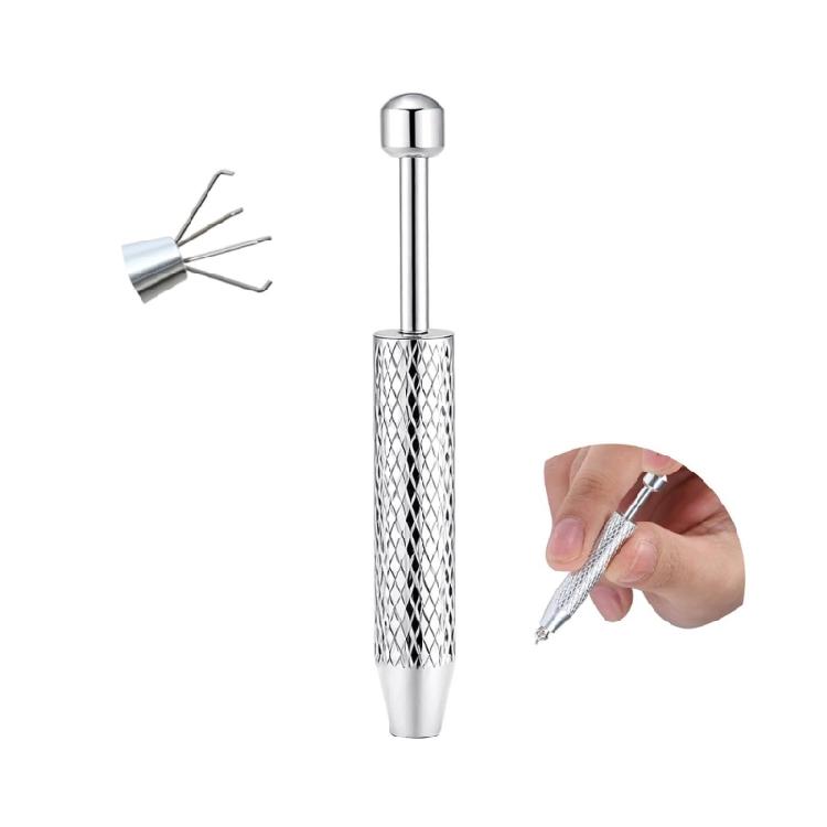 Edelstahl Piercing Kugelgreifer und Einführwerkzeug Set Piercing Zubehör Geeignet für Schmuckwechsel