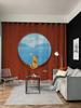 Cartoon Adorable Cat Print Pattern High Shading Drape Children's Bedroom Space Window Opening Drape Hook Top Ring New A Variety of Styles 2 Panels4