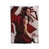 Comfortable Streets Fighters Movie Blanket Accessories Room Decorative Throw Blanket Super Warm Velvet for Travel