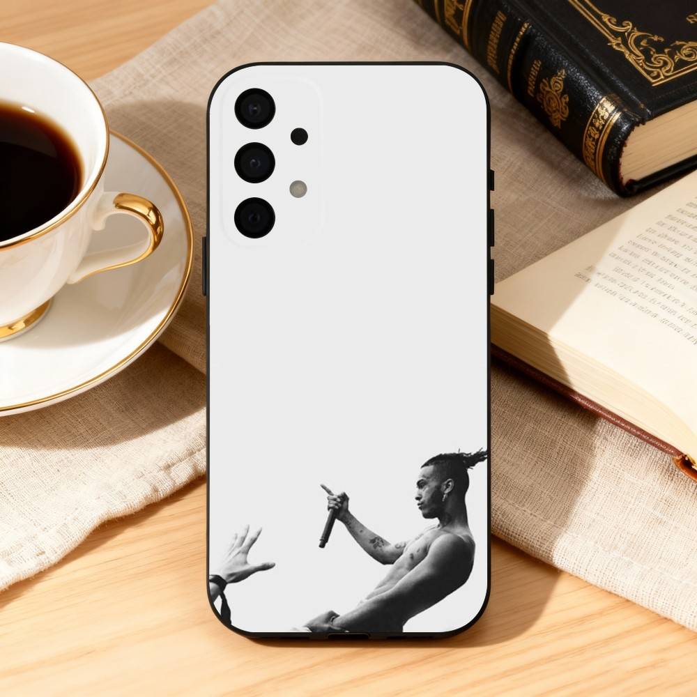 X-XXXTentacionS Rapper Phone Case For Samsung Galaxy A73,A72,A71,A70,A53,A52,A51,Soft Silicone Black Cover