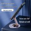 TikTok Metal Live Broadcast Phone Holder, 360° Rotating and Adjustable Folding Stand for Phones and Tablets.