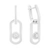 Silver Earrings with Cubic Zirkonia (2198529)