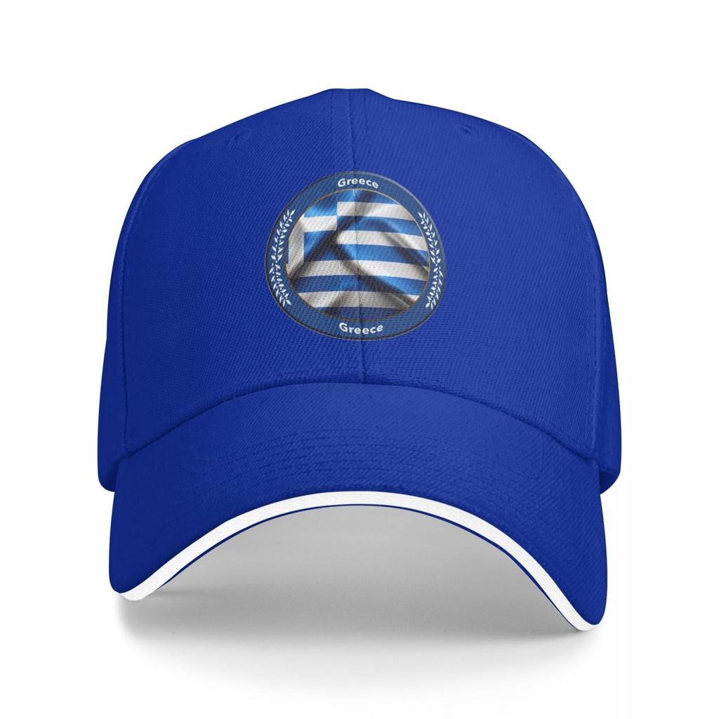 Coat Arms Of Greece Country Flag Team Baseball Caps Snapback Baseball Hats Breathable Casual Casquette Outdoor Unisex