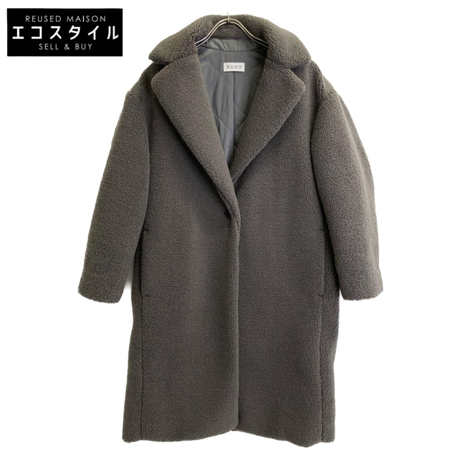 

PLST Grey 12-9409020 Boa Chesterfield Coat coat S grayUsed