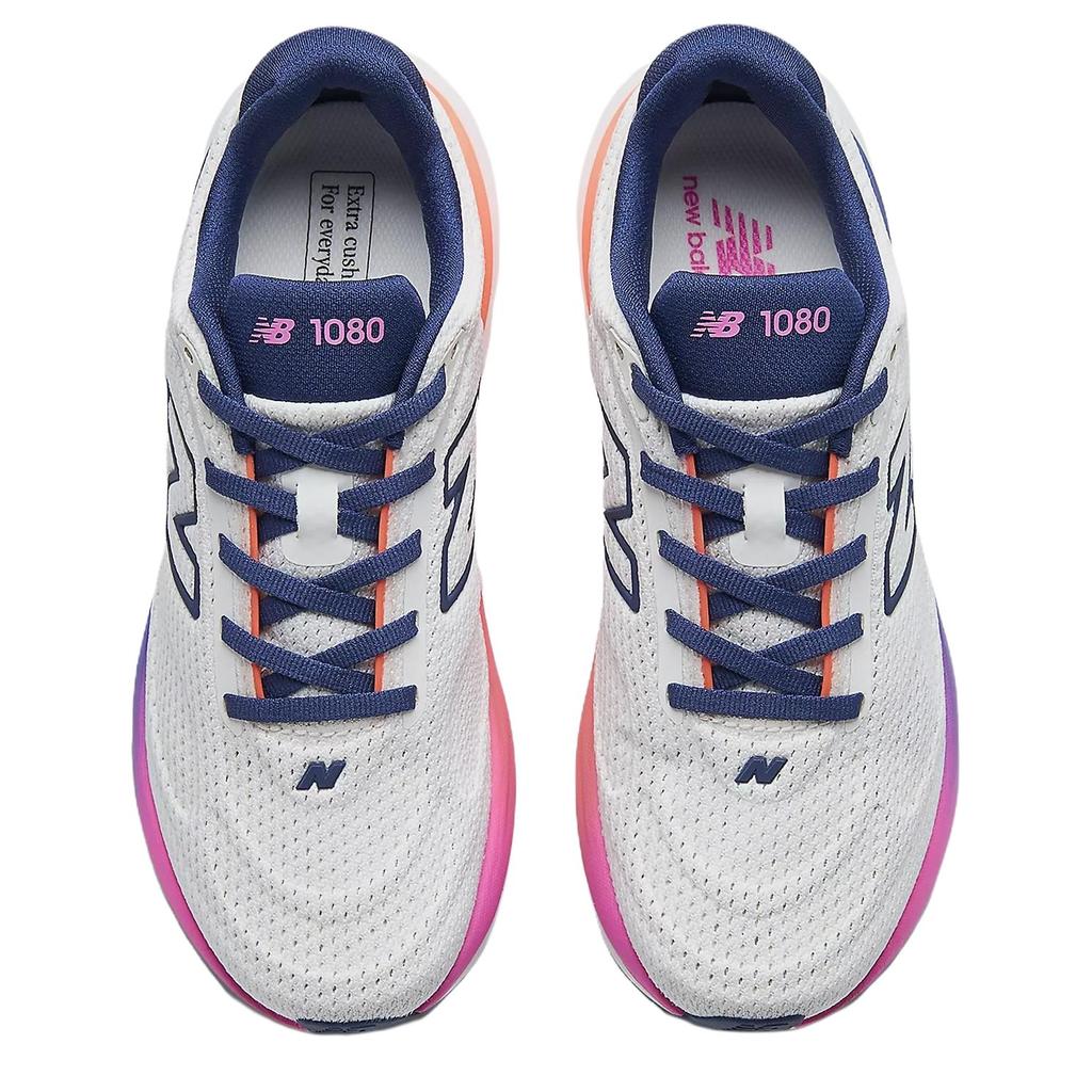 New Balance 1080v15 Rahat Yastıklama Nefes Alabilen Geri Tepme Günlük Koşu Ayakkabıları Kadın spor ayakkabı Beyaz W10801L7