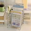 Ins Style Creative Iron Desktop Organizer Box Multi-purpose Storage Basket for Office Home Desk Accessories Stationery Supplies