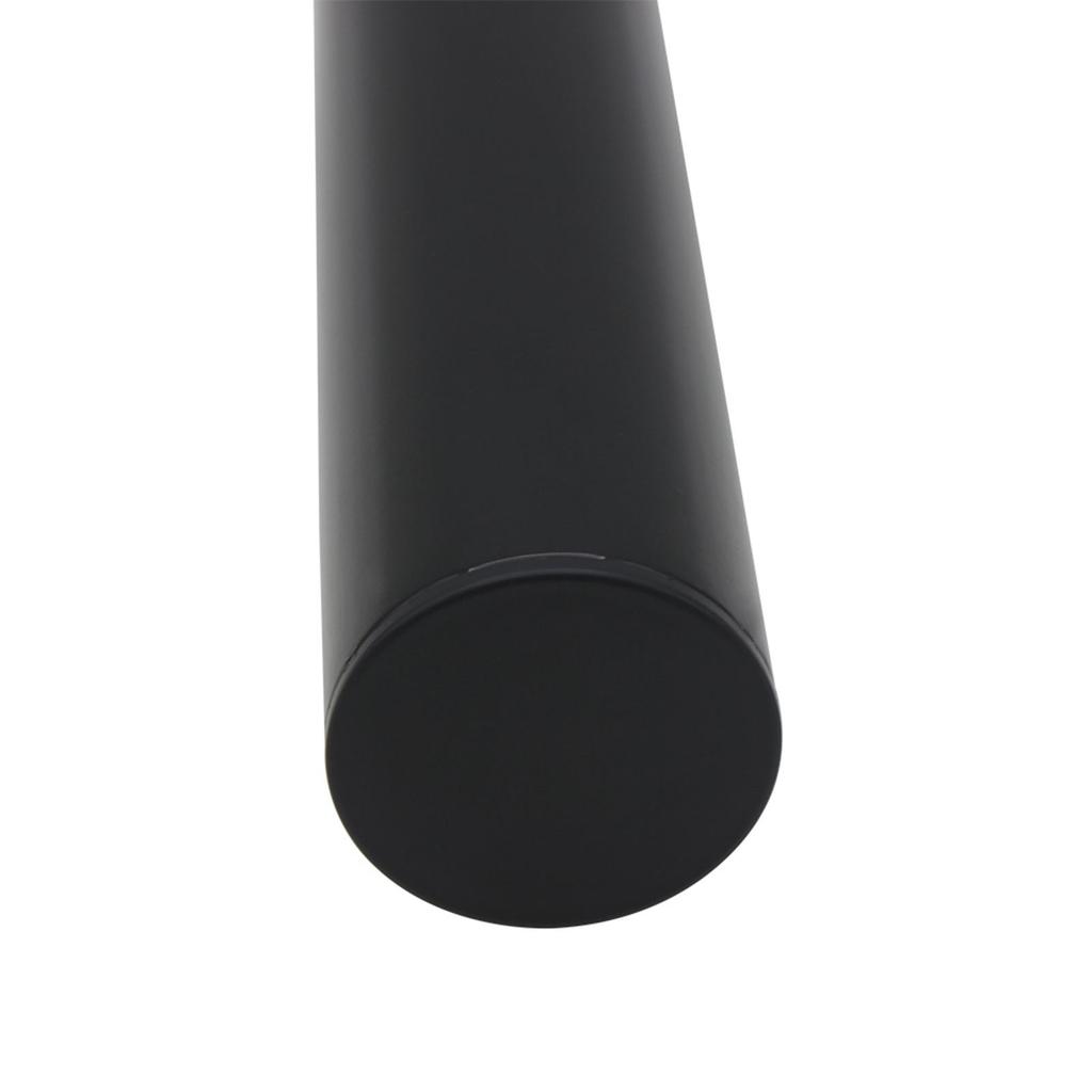 Professional Stainless Steel Cylinder Sand Shaker Rhythm Musical Instruments Metal Hand Percussion Black