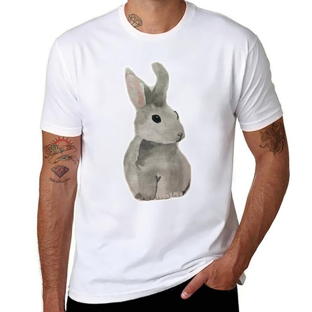 Cute Watercolor Easter Bunny Pink Orange Bunny Very Cute Watercolour Rabbit Cute Bunny Rabbit Loaf Tshirt