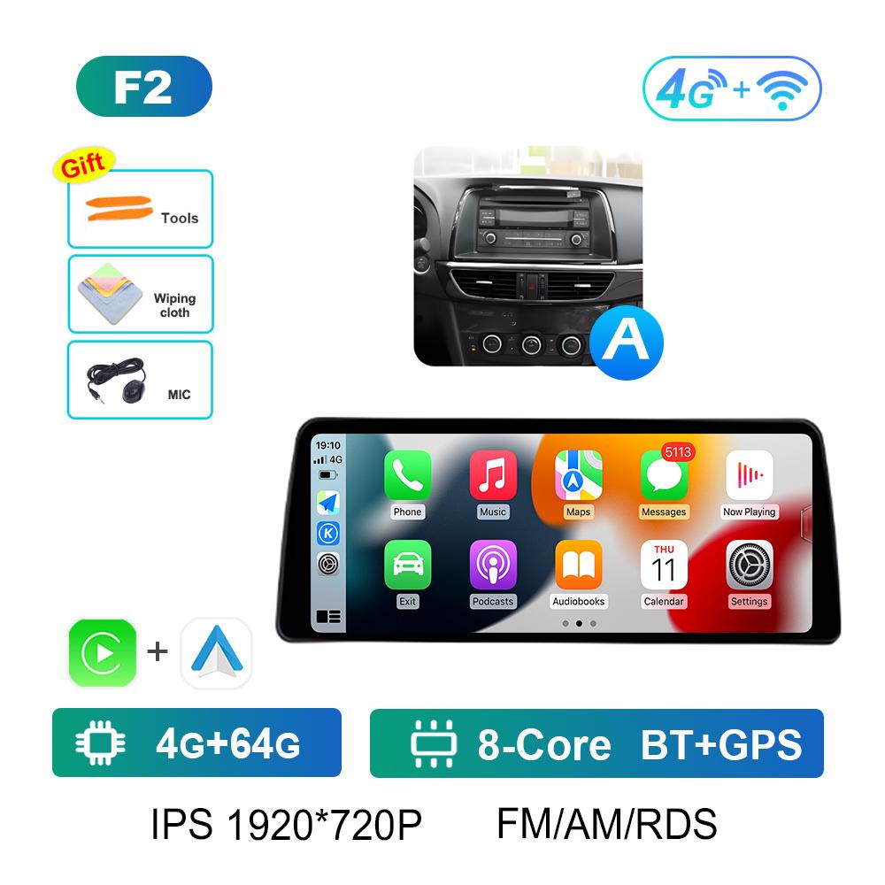 for Mazda ATENZA 2014 2015 - 2016 Car Multimedia Video Radio Player Wireless Carplay GPS Navigation Accessories Cooling fan WIFI