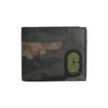 Fold Wallet 11 Printed Logo PVC and Leather Card Holder Coin Purse Men's Camouflage Camouflage
