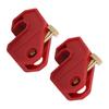 2 Pcs Circuit Breaker Lockout Device Nylon Insulated Safety Lock Universal Single Breaker Lockout