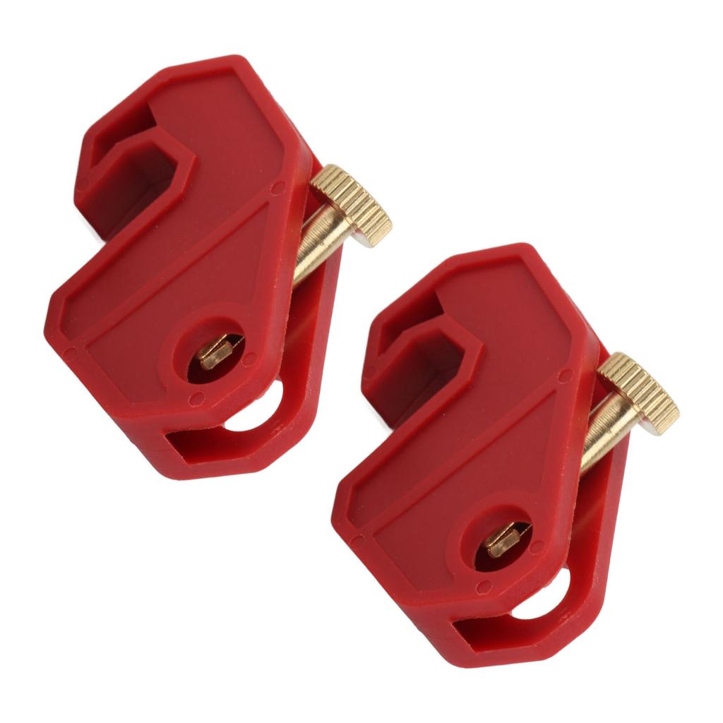 2 Pcs Circuit Breaker Lockout Device Nylon Insulated Safety Lock Universal Single Breaker Lockout