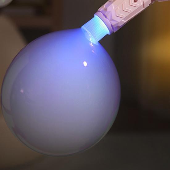 Bubble Machine with Elastic Smoke Effects Lighting Immersive Party Fog Bubbles Machine Parent-Child Interactive Bubble Maker for Friends Children