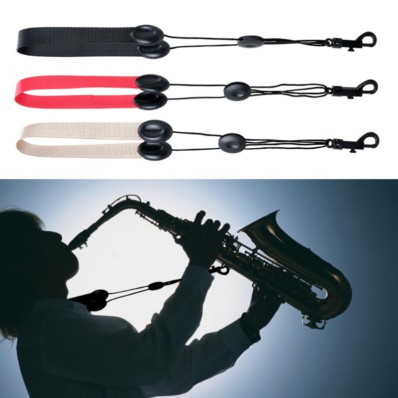 Saxophone Strap Adjustable Neck Strap Clarinet Harness Nylon Decompression Neck Strap Sax Shoulder Belt Durable