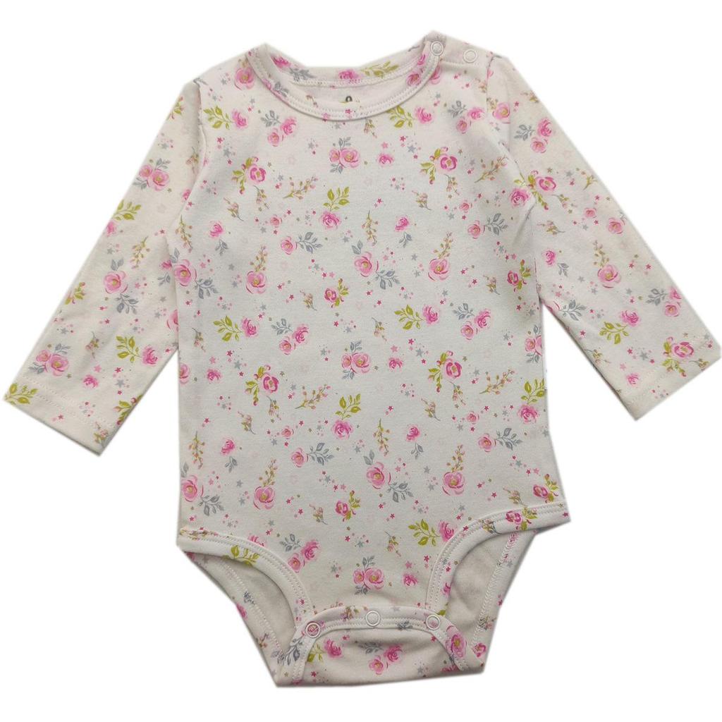 Unisex Long Sleeve Triangle Romper for Newborns