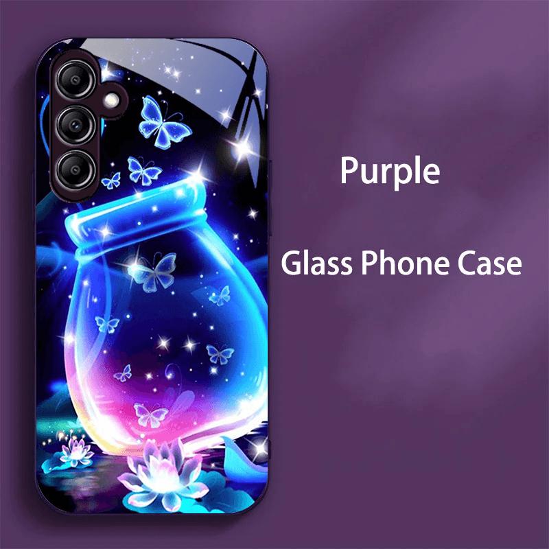 For Samsung A70 A70s A71 A72 A73 Fashion New Case For Galaxy A50 A50S A51 A52 A52S A53 A54 A55 A56 PC Tempered Glass Phone Cover