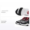 Li Ning Chaussures Décontractées Quotidiennes Confortables Antidérapantes Absorbant les Chocs Résistantes à l'Usure Chaussures Décontractées pour Enfants Noir Rouge YKNS098-17