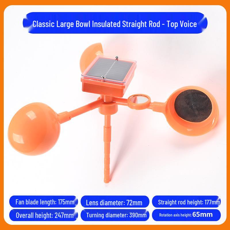 Solar-Powered Reflective Bird Repeller for Farms & Orchards