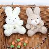 4 Colors Plush Stuffed Animal Rabbit Toy Pendant Keychain for Valentines Day