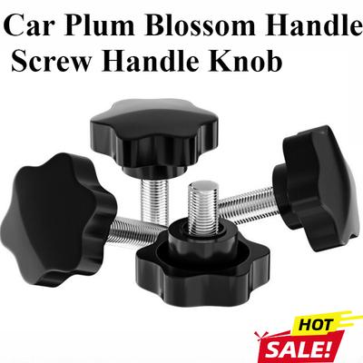 5Pcsset Carbon Steel Handle Machine Screw Bolts Star Shape Hand Knob Screws Bolt Head Thread Clamping Thumb