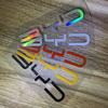 Rstcl5 FÜR BYD Frontlogo Farbwechsel-Aufkleber, spezielle dekorative Autoaufkleber, personalisierte reflektierende Aufkleber, Laser-Autoaufkleber