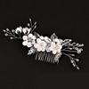 Stunning Wedding Hair Accessory Stylish Crystal and Flower Hair Accessory Hair Comb for Brides and Bridesmaids