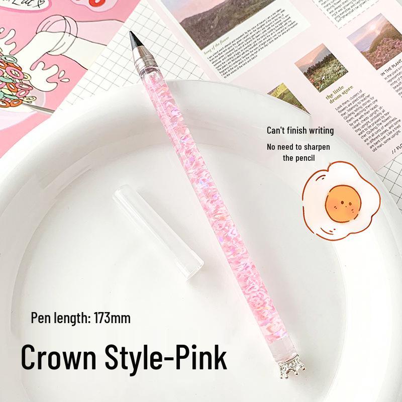 

Карандаш вечный без чернил в стиле Инс: Милые, Черные, Не нужно затачивать или заправлять, с цветными грифелями. HB