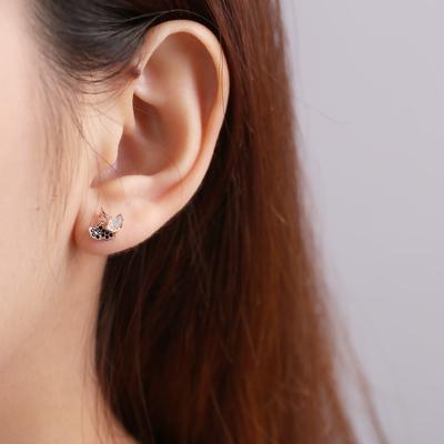 Diamond-encrusted Earrings  Girly Style Literary and Fresh Earrings  Exquisite and Elegant Earrings