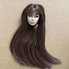 White Normal Tan Skin Doll Head Long Hair Fashion Doll Head  for 11.5 Inch BJD Doll Body