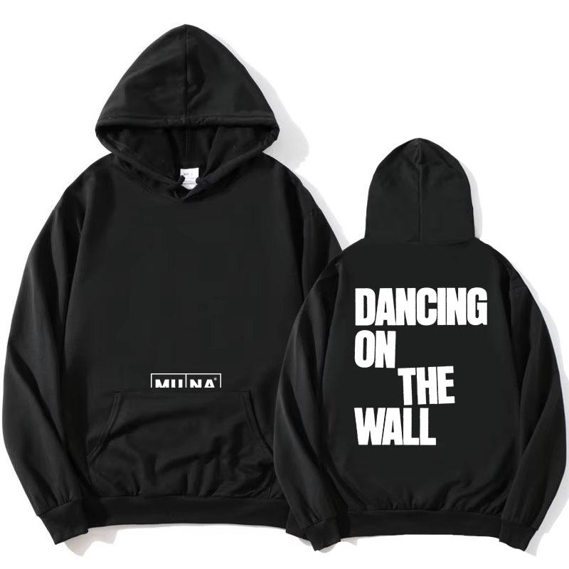 

MUNA Dancing on The Wall Hoodies Long Sleeve Hooded Sweatshirt Unisex Streetwear Pop Band Design Pullovers Female Clothing XS