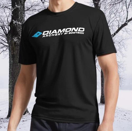 

DIAMOND ARCHERY КРОССБОУ СТРЕЛА ЛУК Классический логотип Футболка Смешная Размер от S до 5XL S