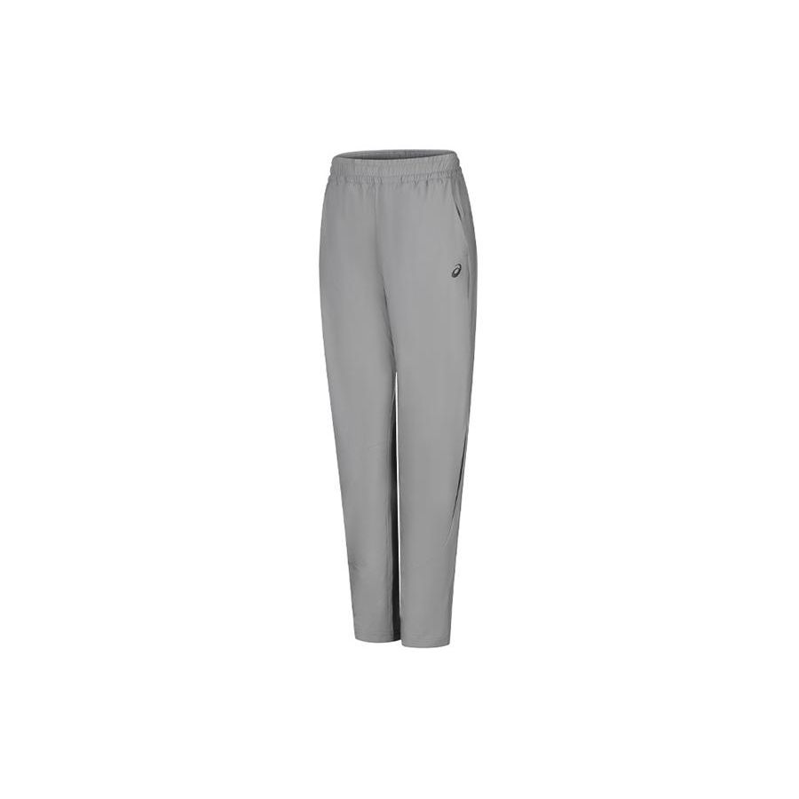 Asics Solid Color Moisture Wicking Breathable Comfortable Casual Sports Pants Women bottoms Gray 2012D053-020