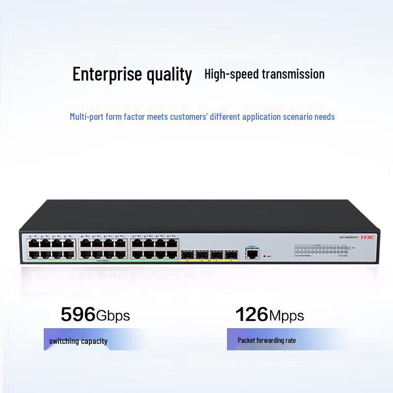 H3C S5024PV6-EI 24-Port Gigabit Layer 2 Managed Switch