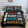 Duvet Cover Set Boys Kids Game Bedding 2/3 Pcs Bed Set Gamepad Pattern Quilt Cover Comforter Cover Gamer Bedding Set