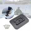1Pc Inflatable Boat Fishing Rod Holder Fixed Base Pvc Glue-On Pad Rubber Boat Fishing Kayak Accessory Fish Finder Mount Fix