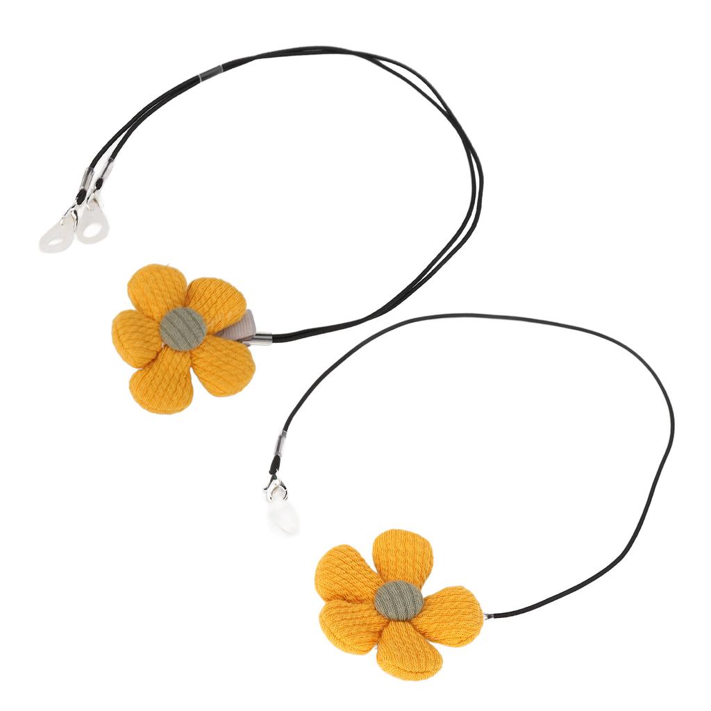 Hearing Aid Clip Prevent Lost Cute Flower Design Fixing Strap Hearing Aid Lanyard for Seniors Childr