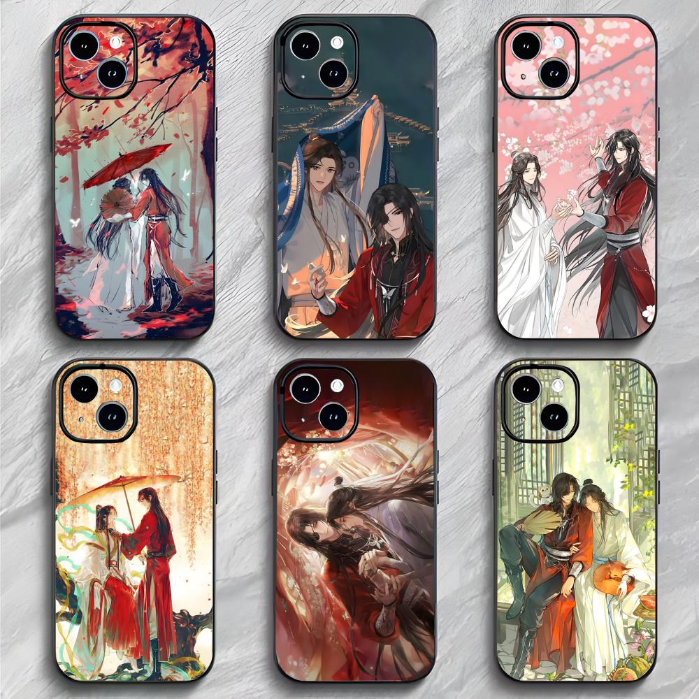 Fantasy Anime H-Heaven Officials Blessing Phone Case Phone Case Trend Soft Packaging Lightweight For iPhone17 16 15 14 ProMax