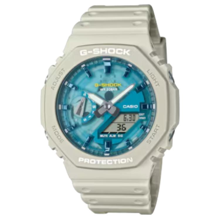 CASIO G Shock GA 2100AS 5A GA-2100AS-5AJF Blue Dial